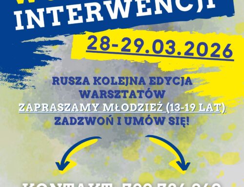 Następna edycja warsztatów wczesnej interwencji!